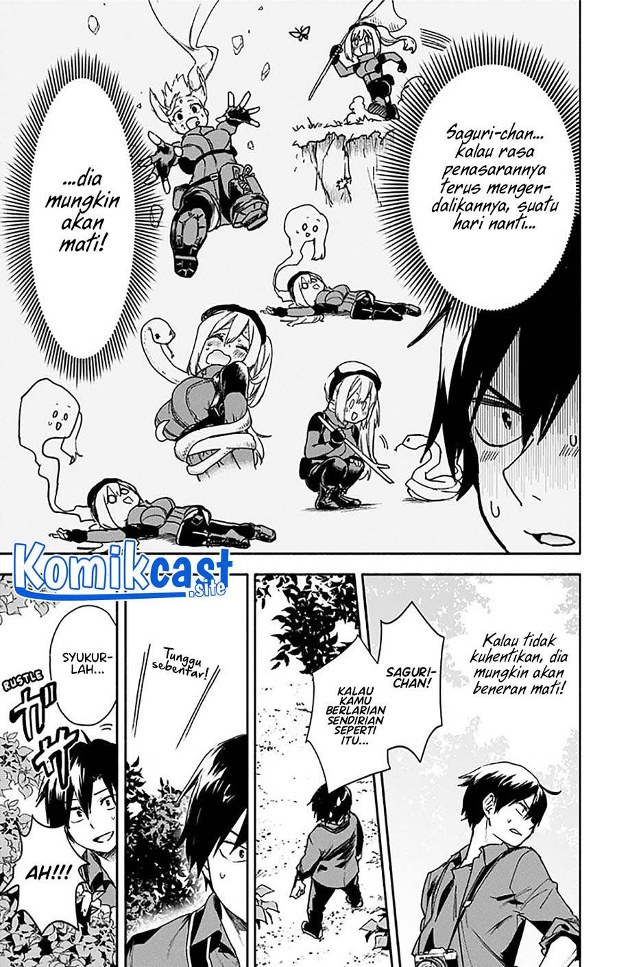 Saguri-chan Tankentai Chapter 35.5 Bahasa Indonesia